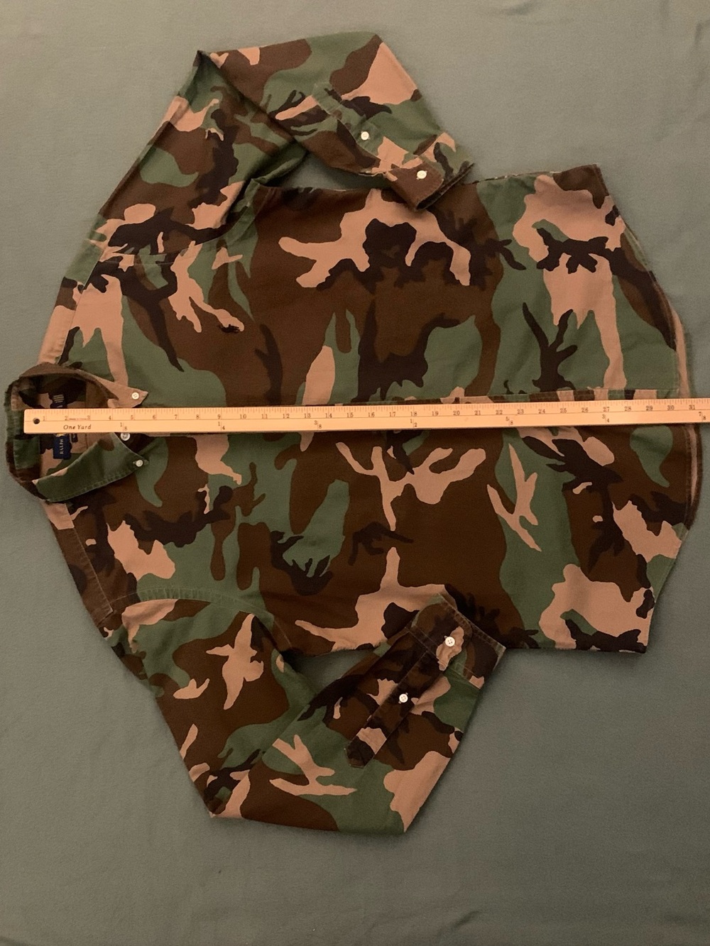 RALPH LAUREN LS Lined Heavy Cotton Classic Fit Outdoor Shirt - Picture 7 of 9